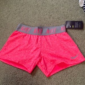 pink nike shorts